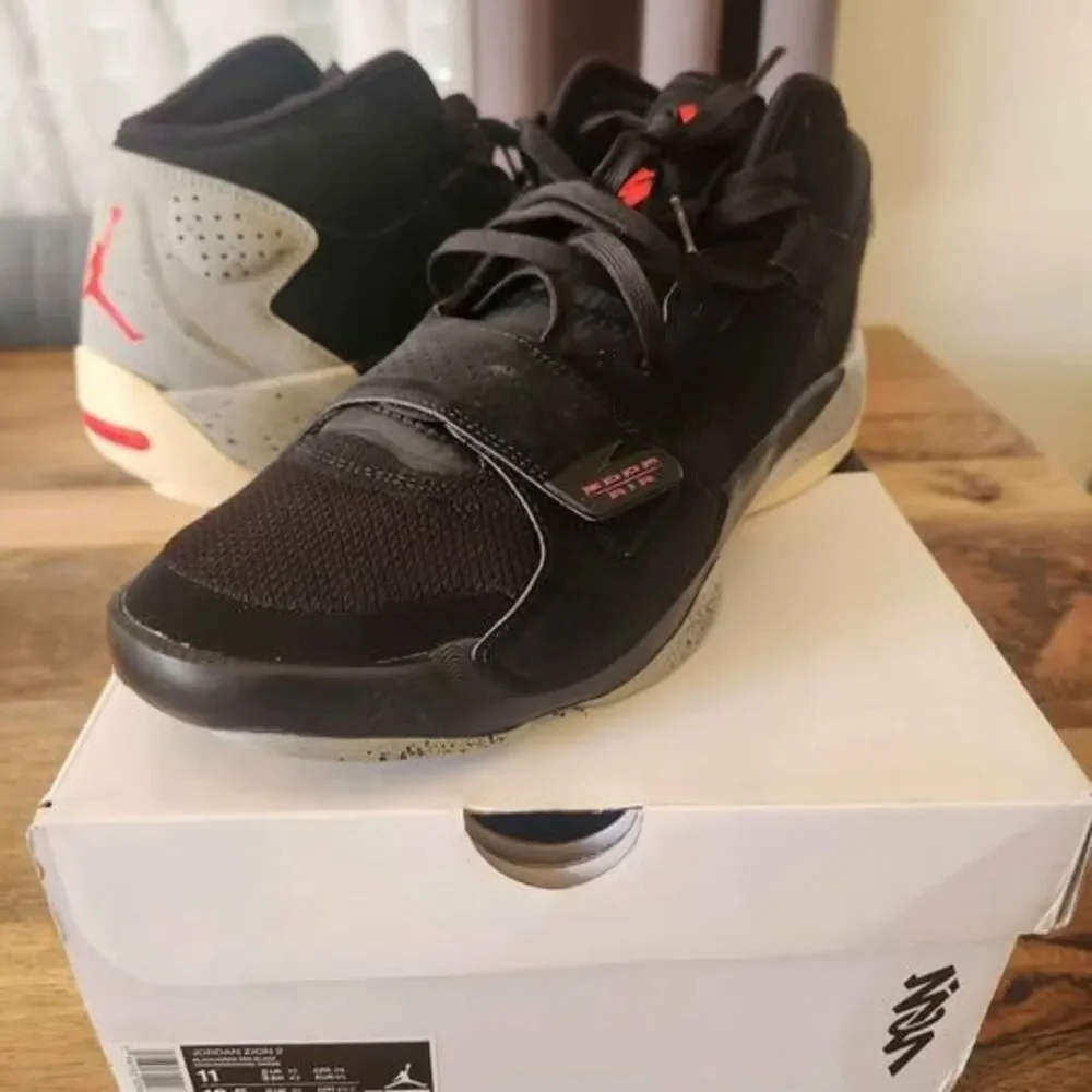 Jordan Zion 2 Black Cement Size 11 Used